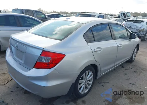 2012 Honda Civic Ex-L from USA, damaged, VIN 2HGFB2F97CH548293